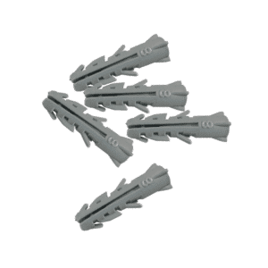 Bucha 8 mm, uma ótima aquisição para quem procura por acessórios para montar móveis, apresentando 6 garras pra melhor fixação.
