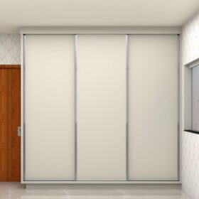Armário Guarda-Roupa Sob medida 100% MDF com 3 Portas de Correr Safira - Imagem 2