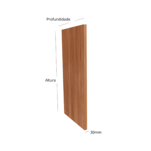 Lateral Sob Medida 100% MDF 30mm Maciça (de 200 a 1500mm)