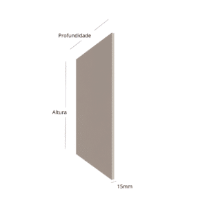 Lateral Sob Medida 100% MDF 15mm (de 1500 a 2700mm)